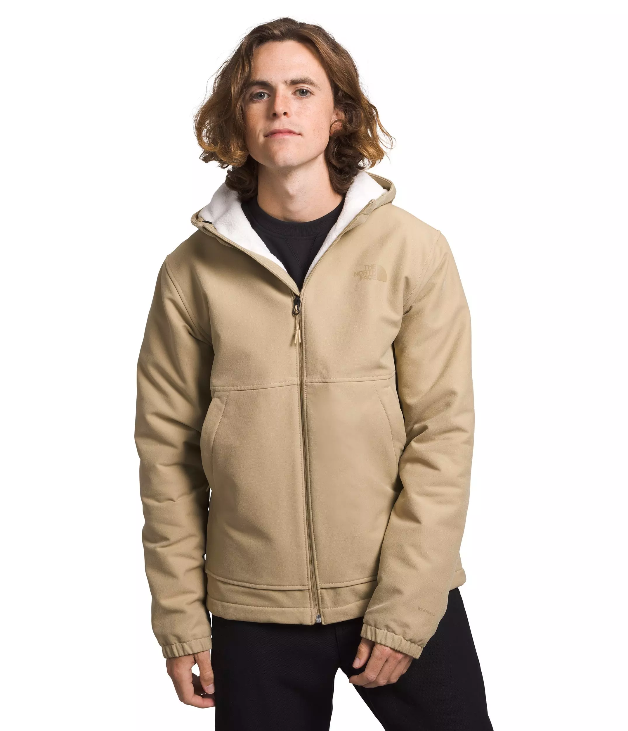 Mens khaki outlet north face jacket